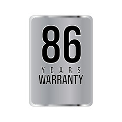warranty stamp. sign. seal. Hologram stickers, holographic labels with silver texture, vector original product stamp. warranty badge sign insignia symbol with stars on white background
