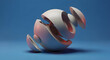 © Bangga - Abstract sphere design with geometric shapes 3d rendering