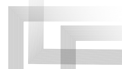 Poster - Abstract  black and white of lines background, Vector background can be used in cover design, book design, poster.