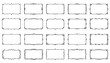 © Abadi - Collection of decorative rectangular frames