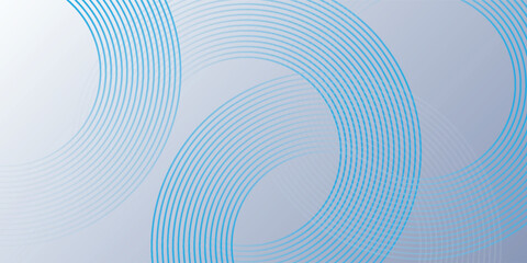 Wall Mural - abstract vector illustration of modern blue geometric background. futuristic modern design eps10