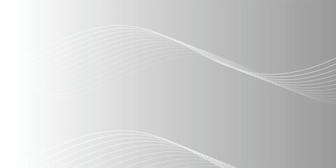 Wall Mural - gray and white abstract background modern vector technology line minimal gray eps10