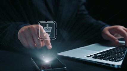 Poster - Omni-channel marketing and online shopping strategies, cross-platform customer experience, brand unification, and integrated marketing communication across digital channels. Elide