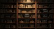 © Salman - Antique bookshelves filled with books and typewriters