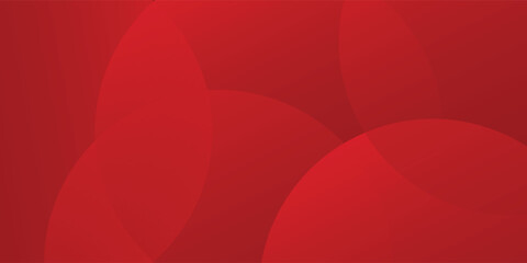 Poster - abstract background of dynamic overlapping red circles