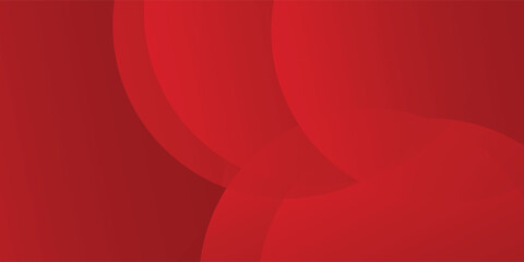 Wall Mural - abstract background of dynamic overlapping red circles