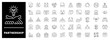 © Jocelyn_Flores - Handshakes, agreement documents, business allies, and trust symbols created in clean linear form. Collaborative set of 50 outline icons for partnership and cooperation visuals