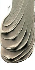 Poster - Elegant Cosmetic Background Featuring Smooth, Wavy Textures in Soft Pastel Green for Beauty Products