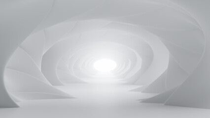 Poster - Abstract Futuristic empty floor and room Sci-Fi Corridor With light for showcase,room,interior,display products.Modern Future cement floor and wall background technology interior concept.3d render