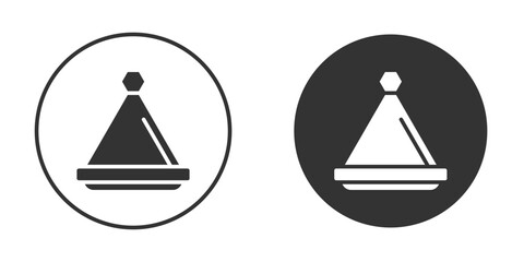 Tajine icon silhouette symbol. Vector isolated illustration