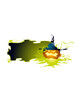 © Kehlet-Beeline - auto_awesomeMente du: Græskarhoveder med heksehat og lys i på en grøn baggrund55 / 5.000Pumpkin head with witch hat and lights on a green background