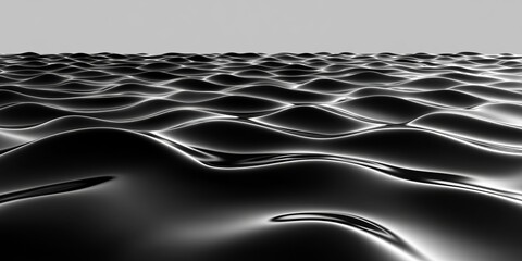 Poster - Fluid Dynamics in Smooth Abstract Wave Structure with Elegant Shades and Liquid Movement Design