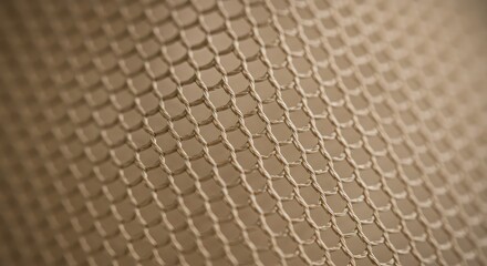 : . Abstract mesh fabric texture in soft lighting, beige tones macro detail minimalism aesthetic pattern neutral palette calm interior 