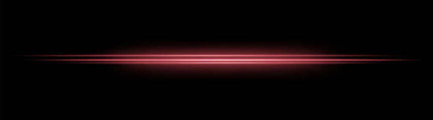 Wall Mural - speedline. three parallel glowing beams with blurred transitions. motion effect creates sense of acc