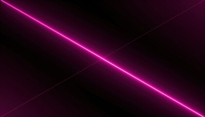 Poster - Pink Glowing Diagonal Lines On Dark Background