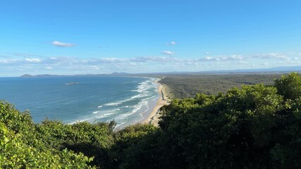 Wall Mural - Beautiful aerial view of clean beach.