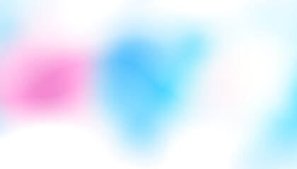 Poster - Blur and light noise abstract gradient overlay background colors blue and pink noise texture