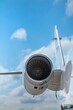 © Paul - Jet engine captured with a long focal length, isolating the turbine detail while creating a blurred blue sky backdrop. The engine’s polished nacelle reflects light, highlighting precision engineering.