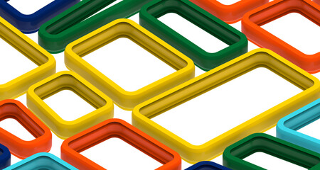 Poster - Abstract Low-Poly background. triangulated texture. Design 3d