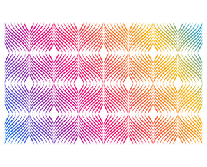 Poster - Soft rainbow color. Linear background. Design elements. Polygonal lines. Guilloche. Protective layer for banknotes, diplomas and certificates template. jpg