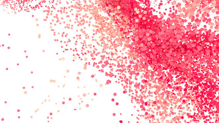 Poster - Abstract background with pink and red bubbles. Perfect for websites, presentations, and more.