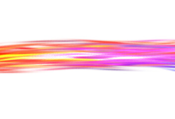 Wall Mural - abstract neon lines glowing overlay cutout on transparent background