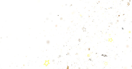 Poster - A whimsical image featuring small stars scattered on a white background. Perfect for various projects.