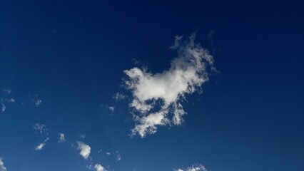 Wall Mural - blue sky with clouds