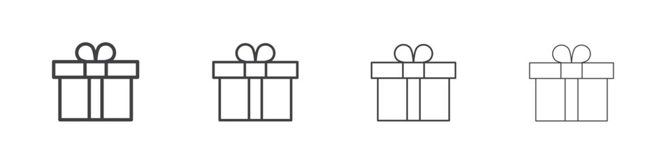 Gift boxes icon