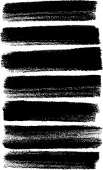 Poster - Abstract banner design with horizontal brush strokes for artistic background or poster