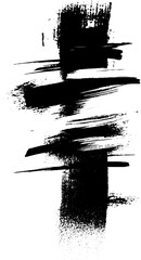 Poster - Abstract banner with natural marks and imprints for creative design
