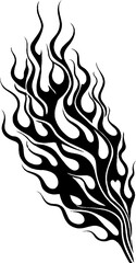 Poster - Abstract flame pattern design for backgrounds and graphics