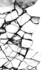 Poster - Abstract pattern of splintered slate for design and decoration