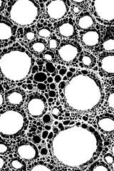 Poster - Abstract pattern of porous sponge forms for creative design backgrounds
