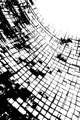 Poster - Abstract fragmented grid texture with dynamic shifts for modern design
