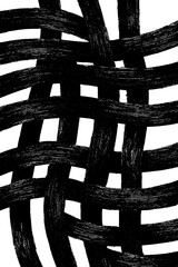 Poster - Abstract woven tribal textile pattern design for artistic backgrounds