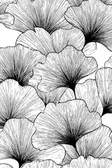 Poster - Vintage abstract petals background design for creative projects