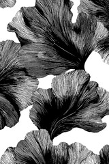 Poster - Abstract petals pattern in poster style for art and design
