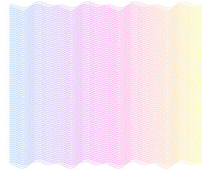 Poster - Design elements. Wave of many sparkling lines. Abstract vertical glow wavy stripes on a white background isolated. Creative line art. jpg art deco style for wedding invitation