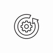© Kauz - process flow update icon sign vector