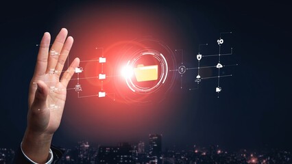 Poster - Online folder management for digital file organization, document folder access, cloud-based folder systems, and secure file categorization for efficient online document workflows. Muxer