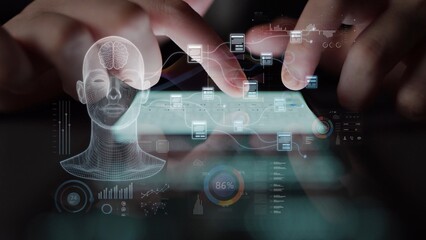 Poster - AI transforms how we manage digital data. From smart indexing to AI-driven search, file handling becomes intelligent. AI file management improves speed, accuracy, and data organization. Muxer