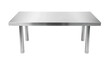 © Rhony - A sleek stainless steel table isolated on transparent background