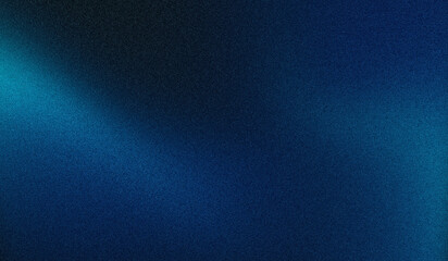 Wall Mural - navy blue grainy texture background, with noisy color gradient, dark banner poster header backdrop c