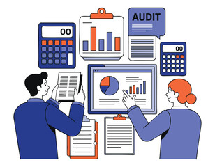 Poster - Financial Analysis: Team Collaboration on Data & Audit