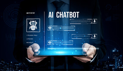Poster - AI chatbot using prompt engineering and LLM deep learning delivers explainable generative AI for smarter, more efficient business support. Vouch