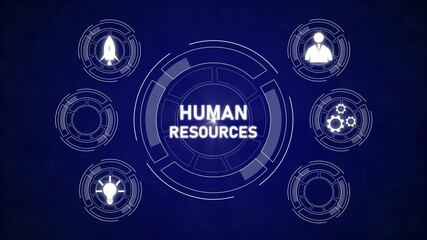 Poster - Human Resources Technology Innovation Recruitment Management Business Growth Strategy Corporate