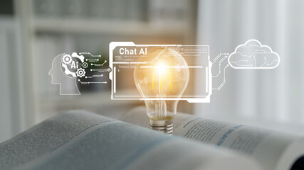 Poster - AI chatbot using prompt engineering and LLM deep learning delivers explainable generative AI for smarter, more efficient business support. Latch