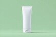 © menon - Airless cosmetic pump tube render minimalist design studio environment product mockup