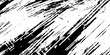 © md - Abstract grunge black and white distressed texture, Vector black ink brush strokes background